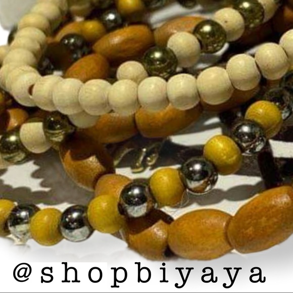 So Mixed Beads Elephant Animal Love Bracelets Set - Picture 3 of 9